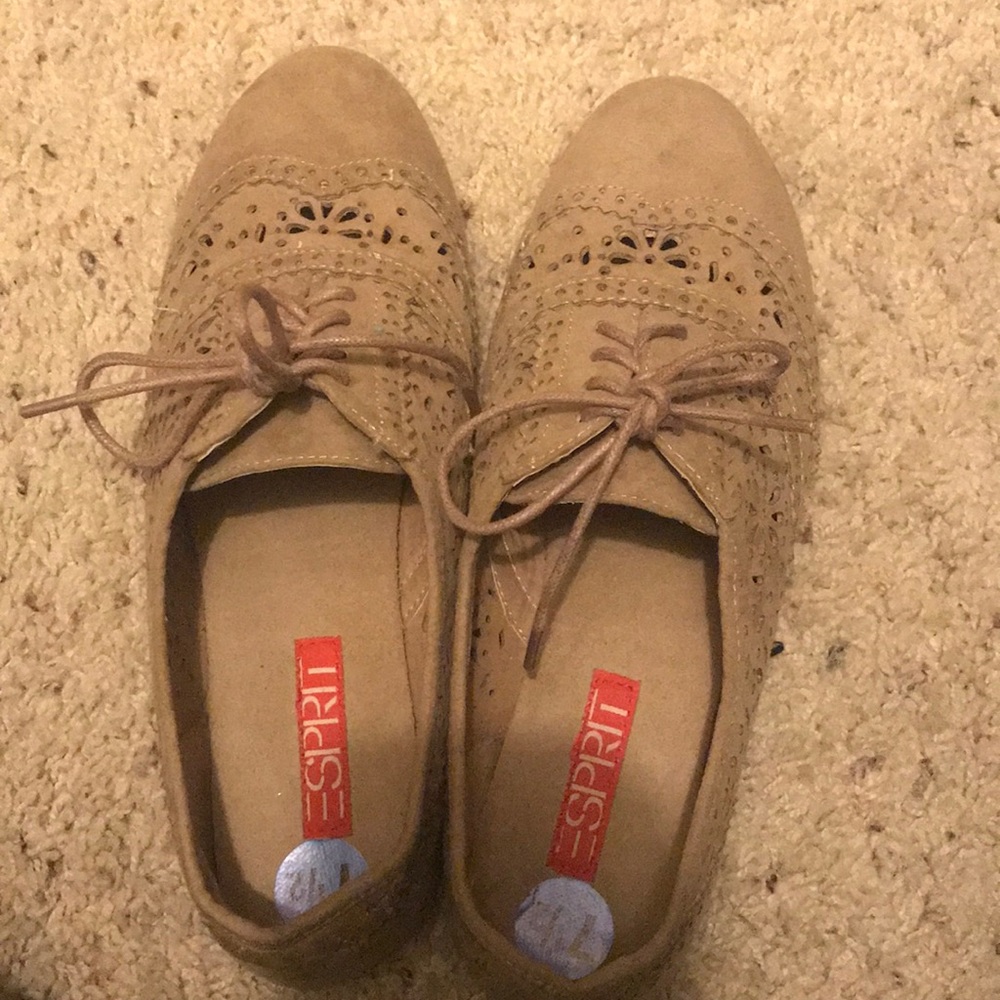 Tan shoes